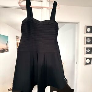 Express Black Strappy Mini Dress